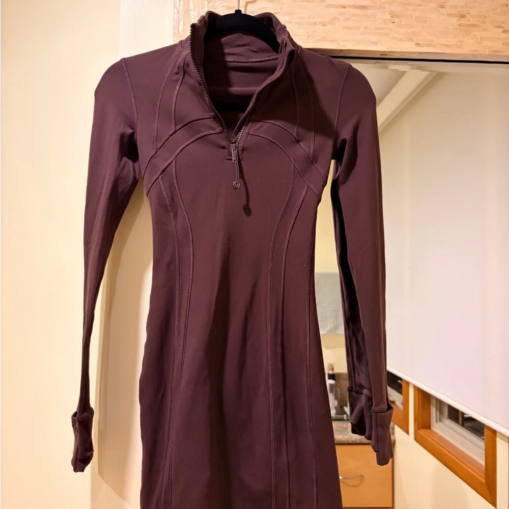 Lululemon define Long Sleeve Dress Luon - Picture 3 of 6